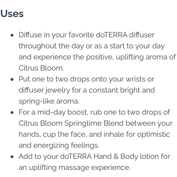 Doterra 15 mL Citrus Bloom essential oil NIP - Picture 2 of 5